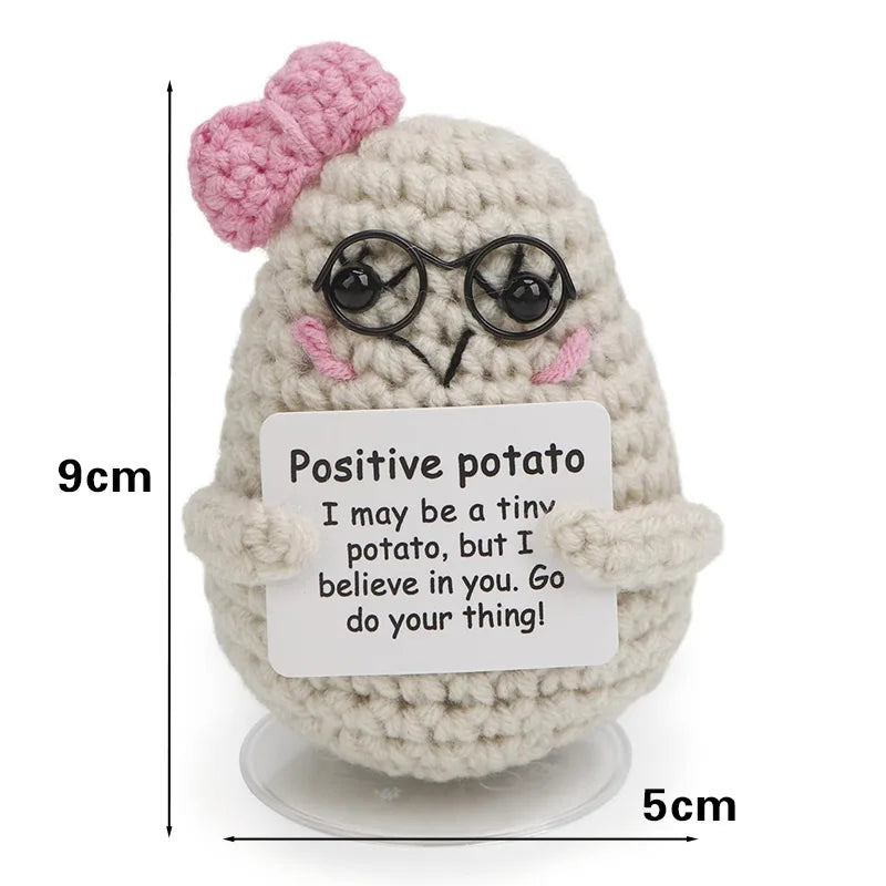 Positive Crochet Friends – Emotional Support & Encouragement Plushies