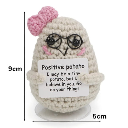 Positive Crochet Friends – Emotional Support & Encouragement Plushies