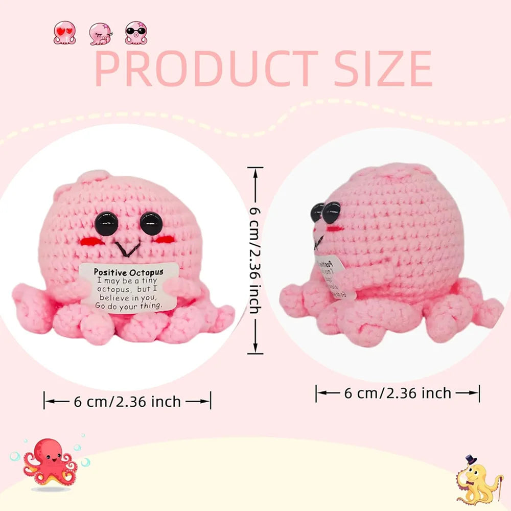 Positive Crochet Friends – Emotional Support & Encouragement Plushies