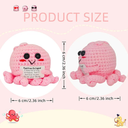 Positive Crochet Friends – Emotional Support & Encouragement Plushies