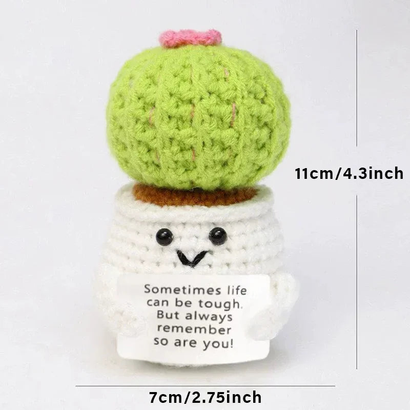 Positive Crochet Friends – Emotional Support & Encouragement Plushies