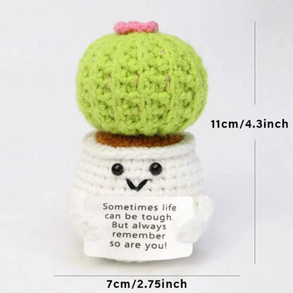 Positive Crochet Friends – Emotional Support & Encouragement Plushies