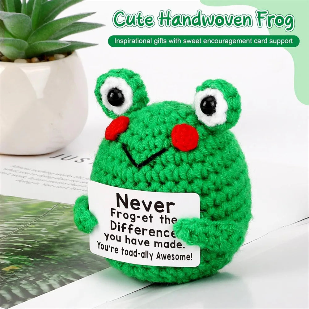 Positive Crochet Friends – Emotional Support & Encouragement Plushies