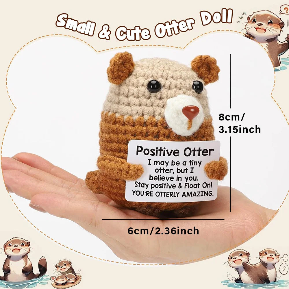 Positive Crochet Friends – Emotional Support & Encouragement Plushies