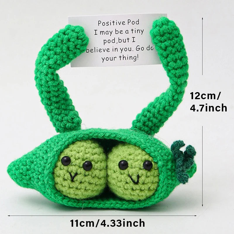 Positive Crochet Friends – Emotional Support & Encouragement Plushies