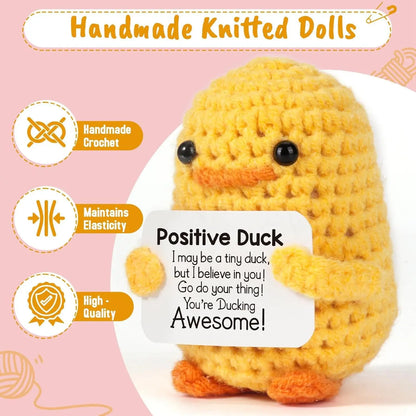 Positive Crochet Friends – Emotional Support & Encouragement Plushies