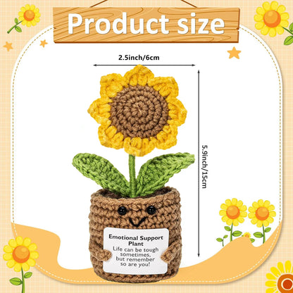 Positive Crochet Friends – Emotional Support & Encouragement Plushies