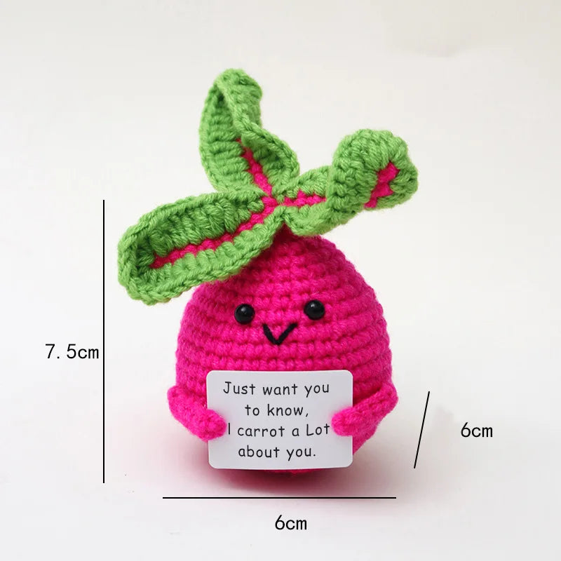 Positive Crochet Friends – Emotional Support & Encouragement Plushies