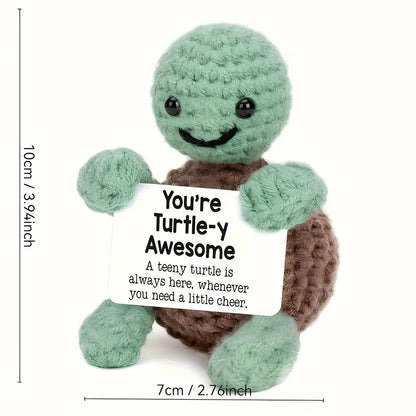 Positive Crochet Friends – Emotional Support & Encouragement Plushies