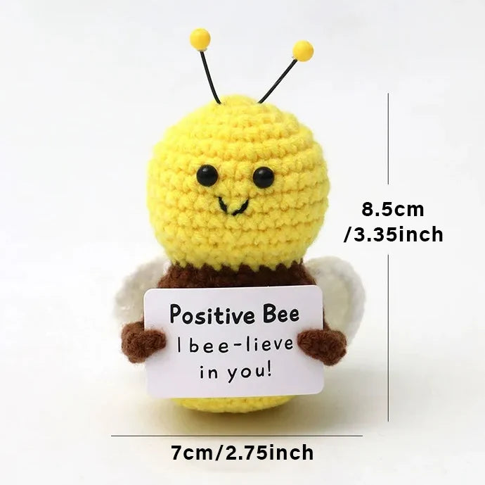Positive Crochet Friends – Emotional Support & Encouragement Plushies