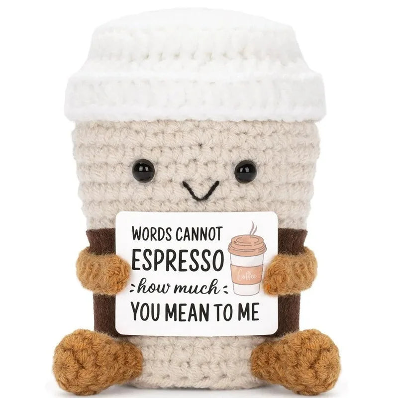 Positive Crochet Friends – Emotional Support & Encouragement Plushies