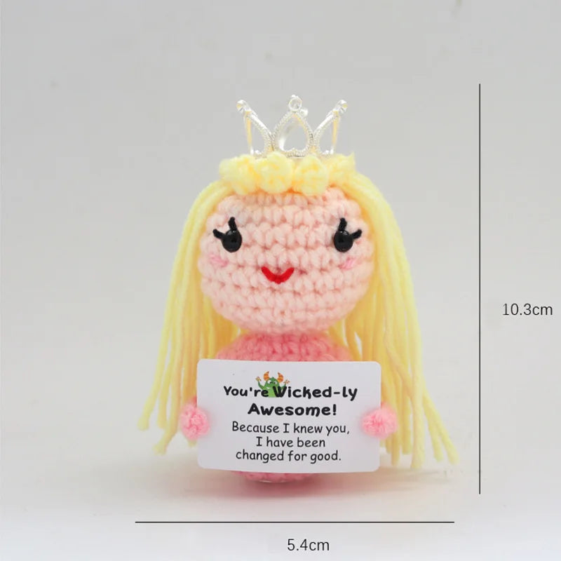 Positive Crochet Friends – Emotional Support & Encouragement Plushies